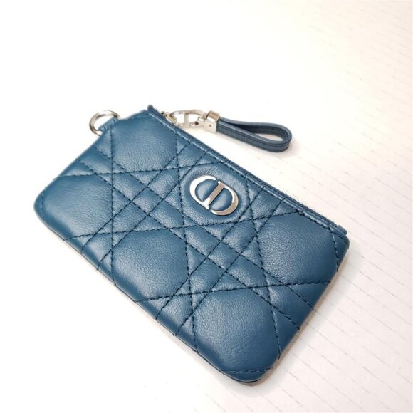 Christian Dior Lambskin Pouch, Coin Purse, Card Mini Wallet lux-227-091725 - Picture 2 of 10